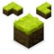 Isometric Landscape Cube unending land and grass