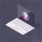 Isometric laptop with user avatar