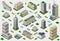 Isometric Megalopolis Building Collection