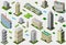 Isometric Megalopolis Building Set