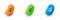 Isometric Monkey icon isolated on white background. Animal symbol. Circle button. Vector