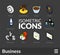 Isometric outline icons set 41