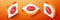 Isometric Percent symbol discount icon isolated on orange background. Sale percentage - price label, tag. Orange square