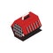Isometric Pet Carrier Icon