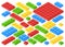 Isometric Plastic Building Blocks and Tiles