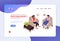 Isometric Psychologist Landing Page