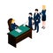 Isometric Recruiting Illustration