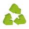isometric recycle symbol