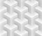 Isometric seamless pattern. 3D optical illusion background.