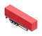 Isometric Semitrailer Illustration