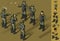 Isometric set of military people standing