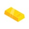 Isometric Shiny Gold Brick.