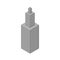 Isometric skyscraper, tall building. on