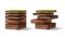 Isometric Soil Layers diagram, Cross section of green grass and underground soil layers beneath, stratum of organic, minerals,