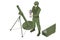 Isometric Special Forces Soldier Police, Swat Team Member. Isometric Soldier with mortar crew. Mortar military weapon