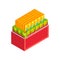 Isometric Supermarket Display Icon