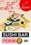 Isometric Sushi Bar Poster