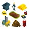 Isometric tools for mining industry