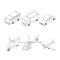 Isometric transport set