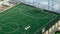 Isometric view of artificial football field