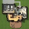 Isometric view of a furnished house