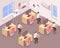 Isometric Workplace Workout Composition