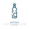 Isotonic icon. Linear vector illustration from sports collection. Outline isotonic icon vector. Thin line symbol for use on web