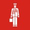 Isotype Style Paramedic Pictogram