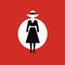 Isotype Style Pictogram Of Nurse By Gerd Arntz