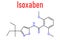 Isoxaben herbicide molecule. Skeletal formula.