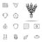 Israel Barley icon. Judaism icons universal set for web and mobile