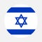 Israel flag circle