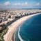 Israel has a drone aerial day sea view.