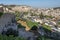 Israel-Jerusalem 12-05-2019 panoramic view of Jerusalem city, the olive mountain, streets and buildings outside the Dung gate, fro