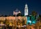 Israel, Jerusalem, Mount Zion night.