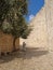 Israel, Jerusalem. Narrow small street in the Old city