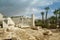 Israel landscape landmarks. Jerusalem view of the old town and t