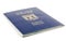 Israel passport on white