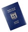 Israel passport on white