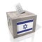 Israel - wooden ballot box - voting concept