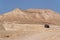 Israeli army Humvee on patrol in the desert