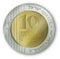 Israeli currency coin