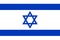 Israeli national flag, official flag of israel accurate colors