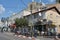 Israeli people dinning in a cafe restaurant in Tel Aviv, Israel