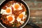 Israeli shakshouka breakfast