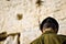Israeli soldier praying at the wailing wall, Jerusalem Israel