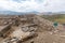 Israelite fortress remains, in Tel Hazor National Park