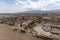 Israelite fortress remains, in Tel Hazor National Park