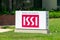 ISSI Integrated Silicon Solution sign at the American semiconductor manufacturing company headquarters