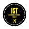 IST Istanbul airport symbol icon